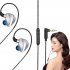 Hi6T Earbuds Wired In Ear Headphones Noise Isolating Wired Earbuds Stereo Sound Earphones For Women Men black
