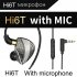 Hi6T Earbuds Wired In Ear Headphones Noise Isolating Wired Earbuds Stereo Sound Earphones For Women Men White
