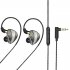 Hi6T Earbuds Wired In Ear Headphones Noise Isolating Wired Earbuds Stereo Sound Earphones For Women Men blue