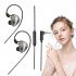 Hi6T Earbuds Wired In Ear Headphones Noise Isolating Wired Earbuds Stereo Sound Earphones For Women Men blue
