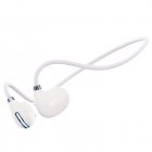 Hi73 Wireless Earbuds Sweat Resistant Over-Ear Stereo Earphones Noise Cancelling Ear Buds For Smart Phone Computer Laptop White