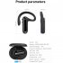 Hi8 Wireless Bluetooth Earphone Non in ear Hands free Headphones Ear Hook Business Headset Black