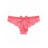 HiMiss Women Lace Thong Panties Hispter with Bow Tie Sexy Lingerie Underwear  2 Packs Coral   pink XL