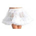 HiQueen Women s A line Short Petticoat Mini Tutu Skirt Underskirt Tulle Costume White M