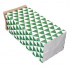 Hide Sneak Collapsible Paper Tunnel Hideaway Thickened Double-layer Large Space Cat Interactive Toy green white 61.5×27×22CM