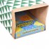 Hide Sneak Collapsible Paper Tunnel Hideaway Thickened Double layer Large Space Cat Interactive Toy green white 61 5  27  22CM