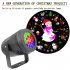 High Brightness Christmas Projection Lamp With 16 Patterns Outdoor Light Home Party Decoration EU plug