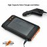 High Capacity Solar Charger and Battery   Use solar power to easily  freely  and conveniently charge your portable electronic devices on the go  Includes a powe