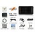 High Capacity Solar Charger and Battery   Use solar power to easily  freely  and conveniently charge your portable electronic devices on the go  Includes a powe