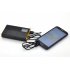 High Capacity portable power bank for electronic gadgets and mobile devices with a capacity of 11200 mAh  enough to fully charge your phone up to 10 times