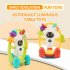 High Chair Toy With Suction Cup Electric Astronauts Rattle Multi functional Tray Toys With Sound Lights Effects For Gift light green