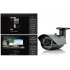 High Definition IP security camera recording crystal clear images 24 7 thanks to the built in night vision IR LEDs and motion detection 