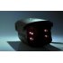 High Definition Weatherproof IP Camera with 3 megapixel 1 2 5 CMOS sensor  8mm lens and night vision IR Array
