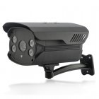 High Definition Weatherproof IP Camera with 3 megapixel 1 2 5 CMOS sensor  8mm lens and night vision IR Array