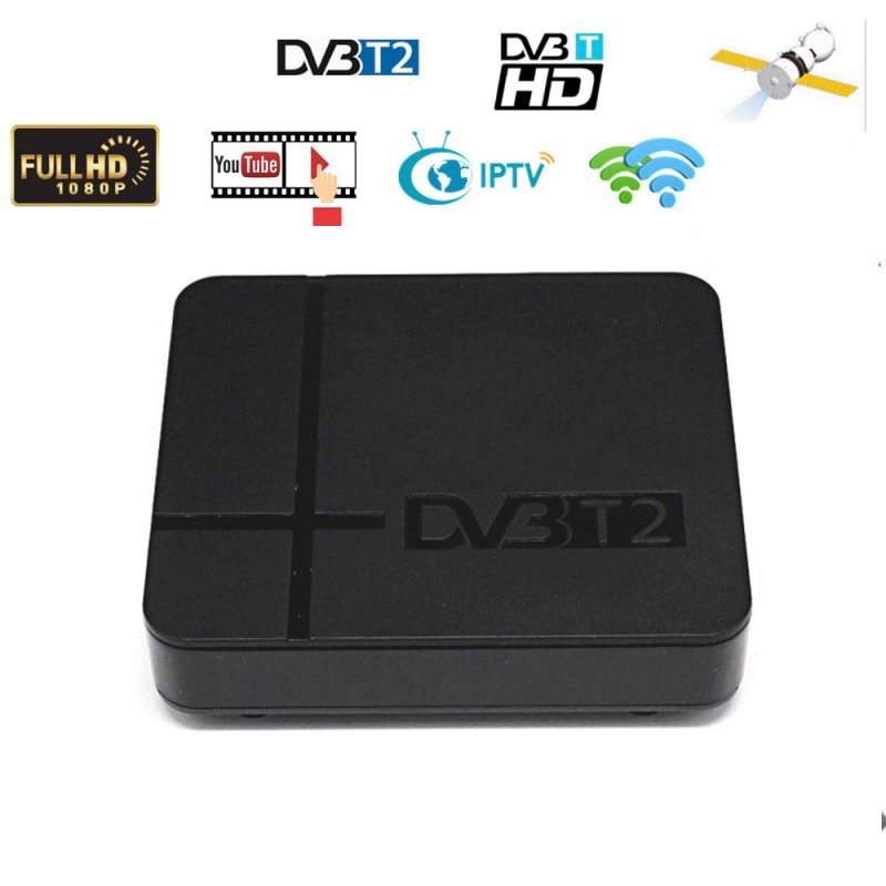 High Digital Tv Terrestrial Receiver Dvb-t2 K2 Hd Set-top  Box Pvr Tv Tuner Full 1080p Set Top Box EU Plug
