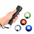 High Power 4 Colors LED Flashlight Portable Camping Light Emergency Signal Light Red blue green white