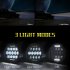 High Power H4 H13 7 Inch 300w Round LED Headlights Turn Signal Light White DRL white 6500K