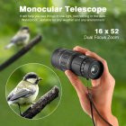 High Power HD Monocular Telescope 16X52 Binoculars Tourism Spyglass LLL