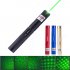 High Power Pointer Sight 303 LED Flashlight Cover Dots Flashlight with Charger Battery Gold Green light