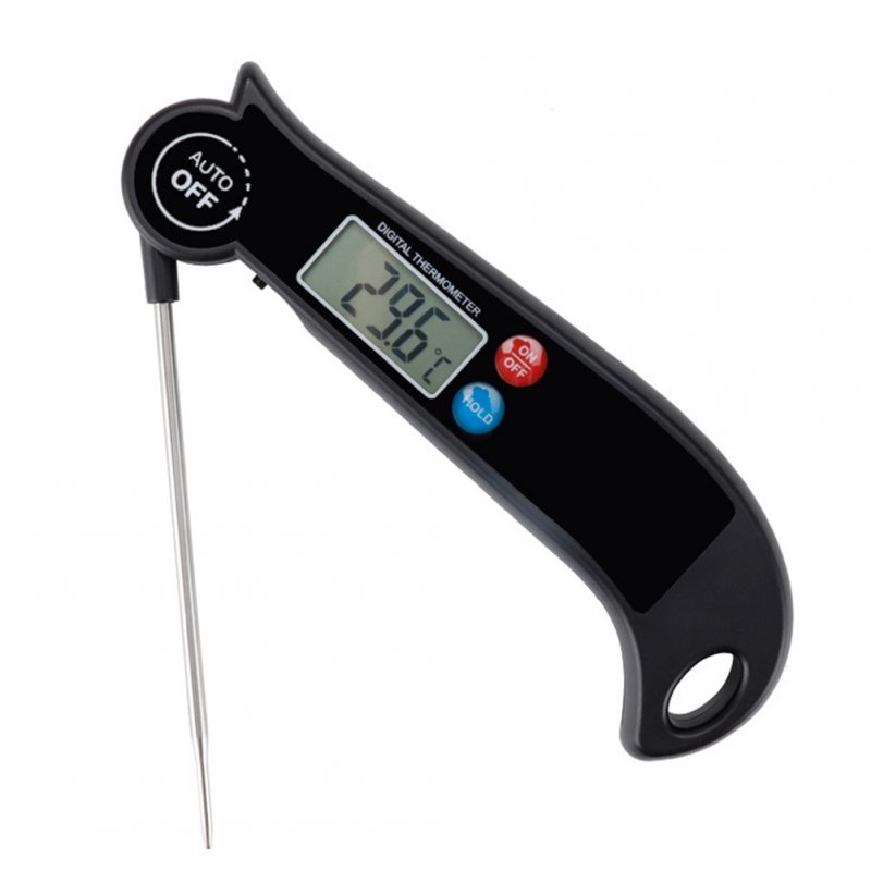 High Precision Digital Meat Thermometer Fast Instant Read Bbq Cooking Test black