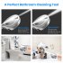 High Pressure Shower Head With Pause Switch 8 Spray Settings 2 Powerful Cleaning Modes Spray Hand Showers 5FT Extra Long Hose Single shower