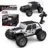 High Simulation Four wheel Drive Rc  Car High speed Off road Remote Control Car Led Light 1 16 Electric Off road Car Model Gray black