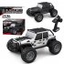 High Simulation Four wheel Drive Rc  Car High speed Off road Remote Control Car Led Light 1 16 Electric Off road Car Model Gray black
