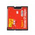 High Speed Micro SD TF to CF Card Adapter MicroSD SDXC to Compact Memory Card Type I Reader Converter red