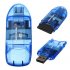 High Speed Mini Micro SD T Flash TF SDHC USB 2 0 Memory Card Reader Adapter  blue