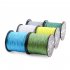 High Strength 500m 547yds 4braid Solid Color Braided Fish Line   Green 0 45mm 70lb