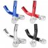 High Strength Bicycle Handle Aluminum Alloy Rest Handle with Plug red