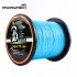 High Strength Strong 1000m 1093yds 4braid Solid Color Braided Fish Line   Blue 0 37mm 50lb