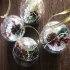 High Transparent Hollow Ball Hanging Pendant for Christmas Decor 8cm
