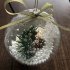 High Transparent Hollow Ball Hanging Pendant for Christmas Decor 8cm