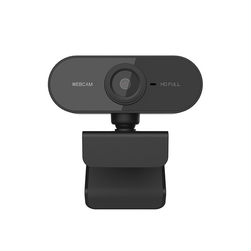 High-definition Camera 1080p Rotatable Cameras Webcam Mini Computer Pc Web Camera black