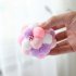 High elastic Felt  Ball  Cats  Plush  Toys Colorful Sounding Bell Self healing Funny Boredom Relief Bite resistant Balls Pets Supplies Purple and white self bal