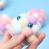 High elastic Felt  Ball  Cats  Plush  Toys Colorful Sounding Bell Self healing Funny Boredom Relief Bite resistant Balls Pets Supplies Blue and white self ball