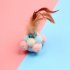 High elastic Felt  Ball  Cats  Plush  Toys Colorful Sounding Bell Self healing Funny Boredom Relief Bite resistant Balls Pets Supplies Purple and white self bal
