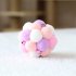 High elastic Felt  Ball  Cats  Plush  Toys Colorful Sounding Bell Self healing Funny Boredom Relief Bite resistant Balls Pets Supplies Rose gold self ball