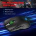High end Optical Professional Gaming Mouse with 7 Bright Colors LED Backlit and Ergonomics Design black