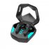 High end Tws Gaming Headset Wireless Bluetooth Headset 5 1 Stereo Gaming Headset Low Latency black