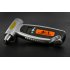 High quality car emergency tool  4 in 1 incorporating a seat belt cutter  window hammer  bright LED flashlight  and tire pressure gauge  Essential car gadget 