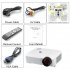 High resolution 3800 Lumen LED projector with 5 8 inch LCD panel and contrast ratio of 2000 1 supports 1920x1200 inputs and displays at 1280x768 resolutions