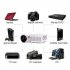 High resolution projector with 5 8 inch LCD panel has a brightness of 3000 Lumens and  contrast ratio of 2000 1 supporting WUXGA  1920x1080  inputs