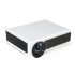 High resolution projector with 5 8 inch LCD panel has a brightness of 2500 Lumens and  contrast ratio of 2000 1 supporting WUXGA  1920x1080  inputs