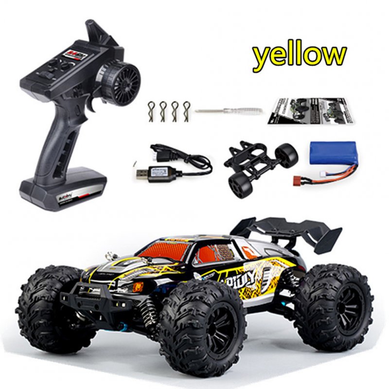 High-speed Remote  Control  Car 4wd 1:16 Led Light Stunt Drift Car Play Toys For Boys Yellow 101