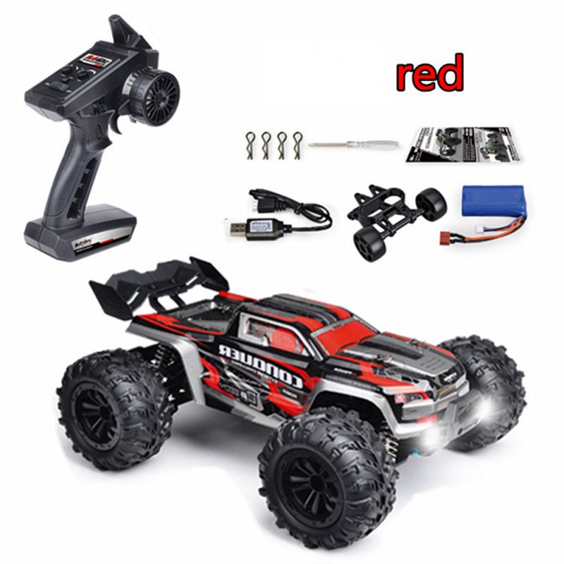 High-speed Remote  Control  Car 4wd 1:16 Led Light Stunt Drift Car Play Toys For Boys Red 102