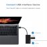High speed Usb 3 0 Hub Multi Usb Splitter 4 port Multiple Expander Adapter Computer Accessories For Laptop Pc black