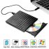 High speed Usb3 0 External Optical Drive Touch Control DVD CD Player Recorder Burner Portable CD Reader Black