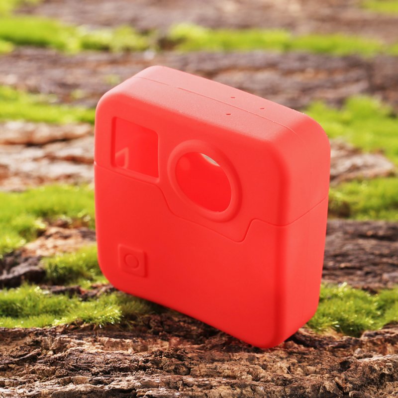PULUZ Silicone Rubber Protective Case - Red